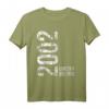 22. Geburtstag T-Shirt für Mann und Frau - Personalisiertes Geschenk für 22 Jahre, 2002 Geburtstag, perfekt für Sohn, Tochter, Familie