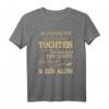 JA ICH HABE EINE HÜBSCHE TOCHTER ICH HABE AUCH EINE Waffe - Lustiges Eltern T-Shirt für Mama & Papa mit Tochter-Liebe