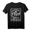 Personalisierte Papa T-Shirt mit Rosalie Name – Perfektes Geschenk zum Geburtstag, Vatertag & Weihnachten für Vater, Ehemann & Familie
