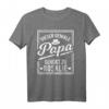 Personalisierte Papa T-Shirt mit Rosalie Name – Perfektes Geschenk zum Geburtstag, Vatertag & Weihnachten für Vater, Ehemann & Familie