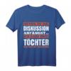 Bevor du die Diskussion anfängst ich habe zwei Töchter T-Shirt – Lustiges Vatertagsgeschenk für den besten Papa, Vater im Training, für Steifväter, Freunde und werdende Papas