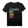 10 Jahre Geburtstag T-Shirt Geschenk - Legendär Seit Juni 2011, Vintage Design für Jungen und Mädchen, Perfektes Geschenk zum 10. Geburtstag
