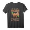 Faulenzer Ich Habs Heute Schon Aus Dem Bett Geschafft T-Shirt – Lustiges Faultier Design für Entspannte & Gemütliche Personen