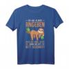 Faulenzer Ich Habs Heute Schon Aus Dem Bett Geschafft T-Shirt – Lustiges Faultier Design für Entspannte & Gemütliche Personen