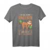 Faulenzer Ich Habs Heute Schon Aus Dem Bett Geschafft T-Shirt – Lustiges Faultier Design für Entspannte & Gemütliche Personen