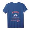 Lustiges Damen T-Shirt zum 20. Geburtstag - 'Endlich 20, ich kann alles, ich weiß alles - ähm Mama?' V-Ausschnitt Geschenk für Töchter & Feierdeko