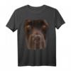 Schokoladenlaborliebhaber Dunkelbraunes Hundegesichtskostüm T-Shirt – Perfektes Geschenk für Hundeliebhaber zu Geburtstag & Weihnachten