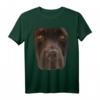 Schokoladenlaborliebhaber Dunkelbraunes Hundegesichtskostüm T-Shirt – Perfektes Geschenk für Hundeliebhaber zu Geburtstag & Weihnachten
