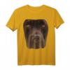 Schokoladenlaborliebhaber Dunkelbraunes Hundegesichtskostüm T-Shirt – Perfektes Geschenk für Hundeliebhaber zu Geburtstag & Weihnachten