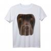 Schokoladenlaborliebhaber Dunkelbraunes Hundegesichtskostüm T-Shirt – Perfektes Geschenk für Hundeliebhaber zu Geburtstag & Weihnachten