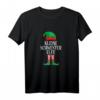 Kleine Schwester Elfe Partnerlook Outfit für Familie Weihnachten - Lustiges Weihnachts-T-Shirt für Frauen, Mama, Oma, Tochter & Geschenkidee