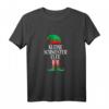 Kleine Schwester Elfe Partnerlook Outfit für Familie Weihnachten - Lustiges Weihnachts-T-Shirt für Frauen, Mama, Oma, Tochter & Geschenkidee