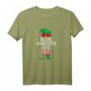 Kleine Schwester Elfe Partnerlook Outfit für Familie Weihnachten - Lustiges Weihnachts-T-Shirt für Frauen, Mama, Oma, Tochter & Geschenkidee