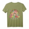 Kinder Schulkind 2022 Schulanfang Regenbogen Einschulung Mädchen T-Shirt – Perfektes Geschenk für den ersten Schultag und die Schultüte