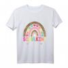 Kinder Schulkind 2022 Schulanfang Regenbogen Einschulung Mädchen T-Shirt – Perfektes Geschenk für den ersten Schultag und die Schultüte