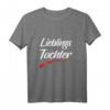 Damen FAMILIE TOCHTER T-SHIRT - LIEBLINGSTOCHTER T-Shirt als perfektes Geschenk von Papa oder Mama