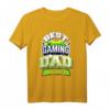 Best Gaming Dad Ever T-Shirt – Lustiges Gaming Geschenk für Papa, Väter und Gamer Freunde zu Weihnachten oder Geburtstag