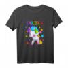Geburtstagsshirt für 4-jährige Mädchen mit Einhorn - Perfektes Geschenk & Outfit für Einhorn-Fans zum Geburtstag