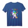 Geburtstagsshirt für 4-jährige Mädchen mit Einhorn - Perfektes Geschenk & Outfit für Einhorn-Fans zum Geburtstag