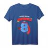 Kinder Superheld T-Shirt zum 8. Geburtstag – Perfektes Geschenk und Outfit für Jungen & Mädchen, Helden und Action-Fans