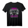 Papas Mädchen ich war einmal sein Engel jetzt ist er meiner. Personalisiertes Vatertags T-Shirt für Töchter und Väter
