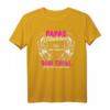 Papas Mädchen ich war einmal sein Engel jetzt ist er meiner. Personalisiertes Vatertags T-Shirt für Töchter und Väter