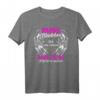 Papas Mädchen ich war einmal sein Engel jetzt ist er meiner. Personalisiertes Vatertags T-Shirt für Töchter und Väter
