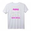 Papas Mädchen ich war einmal sein Engel jetzt ist er meiner. Personalisiertes Vatertags T-Shirt für Töchter und Väter