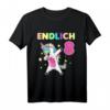 Endlich 8. Geburtstag Geschenk - Lustiges Einhorn T-Shirt für Mädchen, perfekte Dekoration und Geschenkidee für die 8. Geburtstagsfeier