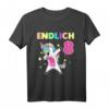 Endlich 8. Geburtstag Geschenk - Lustiges Einhorn T-Shirt für Mädchen, perfekte Dekoration und Geschenkidee für die 8. Geburtstagsfeier