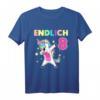 Endlich 8. Geburtstag Geschenk - Lustiges Einhorn T-Shirt für Mädchen, perfekte Dekoration und Geschenkidee für die 8. Geburtstagsfeier