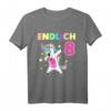 Endlich 8. Geburtstag Geschenk - Lustiges Einhorn T-Shirt für Mädchen, perfekte Dekoration und Geschenkidee für die 8. Geburtstagsfeier