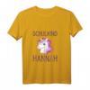Kinder Schulkind Hannah Erstklässlerin Schulanfang Geschenkidee T-Shirt – Persönliches Geschenk für den ersten Schultag, Tochter, Nichte & Enkelin