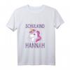 Kinder Schulkind Hannah Erstklässlerin Schulanfang Geschenkidee T-Shirt – Persönliches Geschenk für den ersten Schultag, Tochter, Nichte & Enkelin