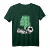 Kinder 4. Geburtstag Fußball T-Shirt für Jungen und Mädchen - Perfektes Geschenk für kleine Fußballer zum Geburtstag, Schule & Kindergarten