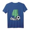 Kinder 4. Geburtstag Fußball T-Shirt für Jungen und Mädchen - Perfektes Geschenk für kleine Fußballer zum Geburtstag, Schule & Kindergarten
