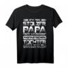 Lustiges Papa & Tochter T-Shirt - Stolzer Papa Geschenk für Weihnachten, Geburtstag & Vatertag