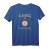 Lustiges Allergie gegen Morgen mit Wecker Hit Snooze T-Shirt – Perfekt für Morgenmuffel, Schüler, Lehrer & Kaffee-Liebhaber als Geschenk