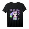 Kinder Einhorn 5. Geburtstag T-Shirt – Perfektes Geschenk für Mädchen, Prinzessinnen & Einhorn-Fans zum 5. Geburtstag