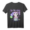 Kinder Einhorn 5. Geburtstag T-Shirt – Perfektes Geschenk für Mädchen, Prinzessinnen & Einhorn-Fans zum 5. Geburtstag