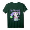 Kinder Einhorn 5. Geburtstag T-Shirt – Perfektes Geschenk für Mädchen, Prinzessinnen & Einhorn-Fans zum 5. Geburtstag