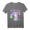 Kinder Einhorn 5. Geburtstag T-Shirt – Perfektes Geschenk für Mädchen, Prinzessinnen & Einhorn-Fans zum 5. Geburtstag