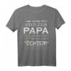 Lustiges Papa T-Shirt mit Spruch für stolze Väter von 3 Töchtern - Perfektes Geschenkidee für Vatertag, Geburtstag, Weihnachten & Ostern