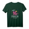 16. Geburtstag Mädchen Tochter T-Shirt - A Princess Was Born 2006, Lustiges Geburtstagsmotiv mit Krone, Herz & Sternen