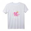 16. Geburtstag Mädchen Tochter T-Shirt - A Princess Was Born 2006, Lustiges Geburtstagsmotiv mit Krone, Herz & Sternen