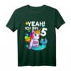 Kinder Geburtstagsshirt 5 Jahre Mädchen & Junge - Einhorn T-Shirt als perfektes Geschenk zum 5. Geburtstag