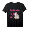 Ich bin schon zwei - Einhorn Mädchen T-Shirt zum 2. Geburtstag, liebevolles Geburtstagsoutfit für kleine Prinzessinnen