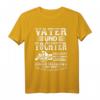 Vater und Tochter T-Shirt - Partnerlook Vatertag Geschenk mit Fäusten Design für stolze Väter und Töchter