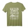 Vater und Tochter T-Shirt - Partnerlook Vatertag Geschenk mit Fäusten Design für stolze Väter und Töchter