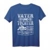 Vater und Tochter T-Shirt - Partnerlook Vatertag Geschenk mit Fäusten Design für stolze Väter und Töchter